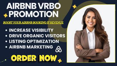 I Will Promote and Optimize Your Airbnb Listings to Boost Bookings