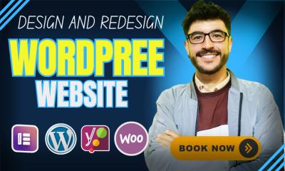 I Will Build, Design, Redesign, Copy, Clone, and Revamp WordPress Website Development