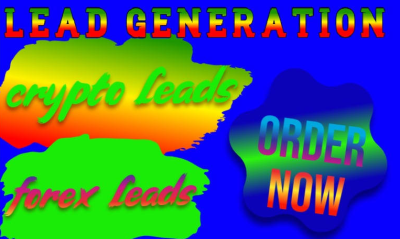 I will deliver you HQ Forex Lead, Investor Lead, Banks Lead, Crypto Forex Lead