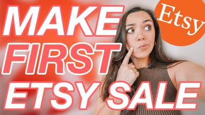 How to Get Your First Etsy Sale