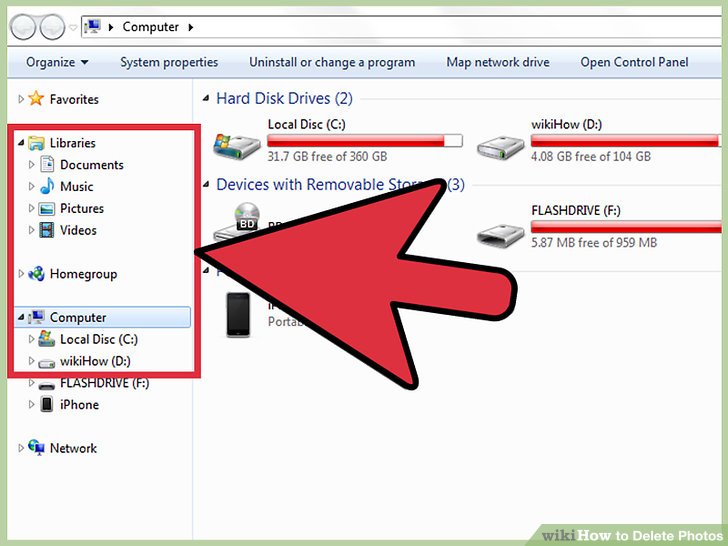 3 Ways to Delete Photos wikiHow