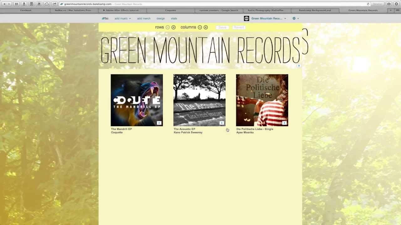 How To Make a Seamless Bandcamp Banner and Background Photoshop 
