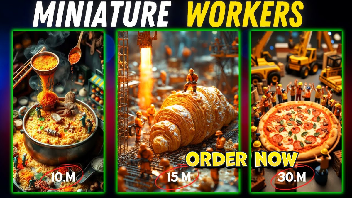 Create Viral AI Miniature Videos with AI MiniWorkers, AI MiniChef & AI Product Videos