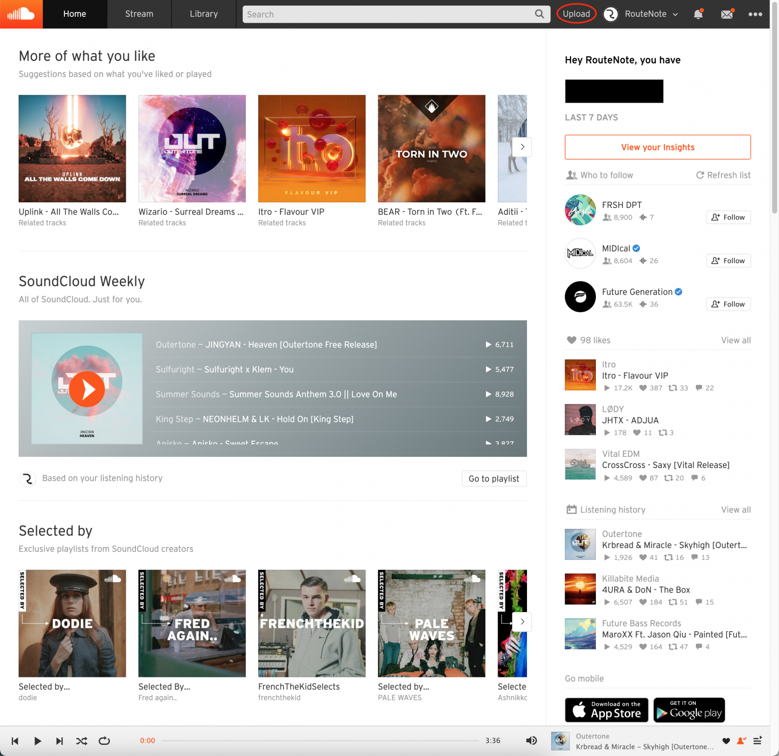 How to upload unlimited music to SoundCloud from a computer or phone 