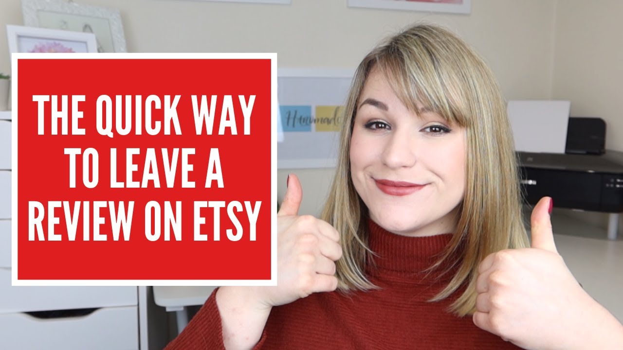 HOW TO LEAVE A REVIEW ON ETSY IN 2021  HOW TO REVIEW ETSY PURCHASES 
