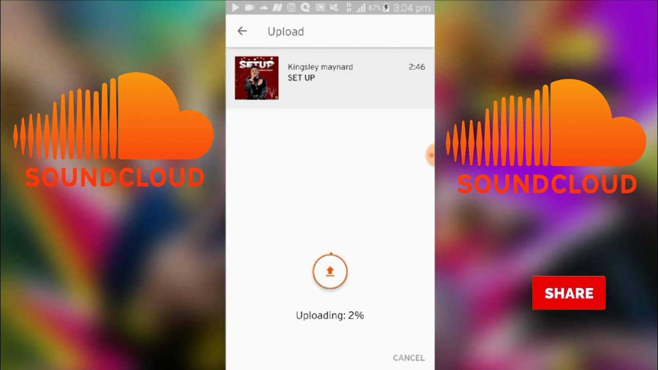how to upload your songs on soundcloud using android phones and ios 