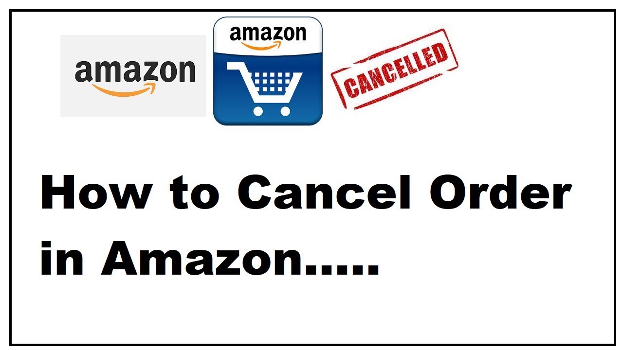 How to Cancel Order in Amazon  YouTube