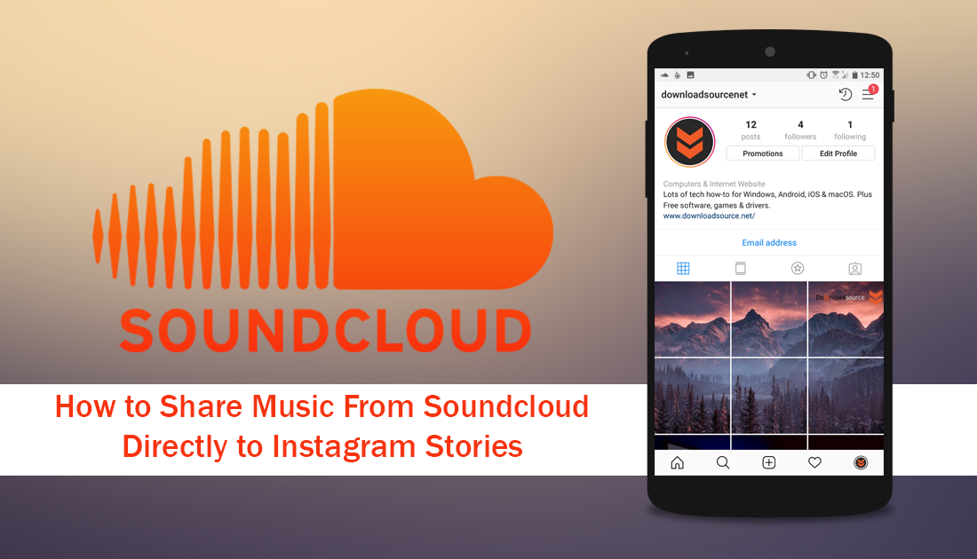How to Share Music From Soundcloud to Instagram Share Soundcloud 