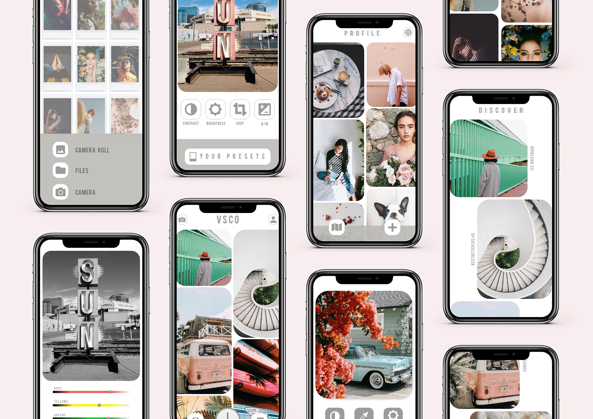 ReDesign of VSCO on Behance