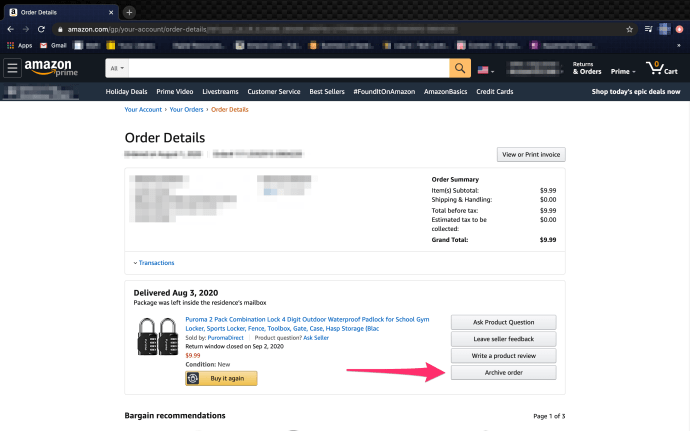 How to Find Archived Orders on Amazon