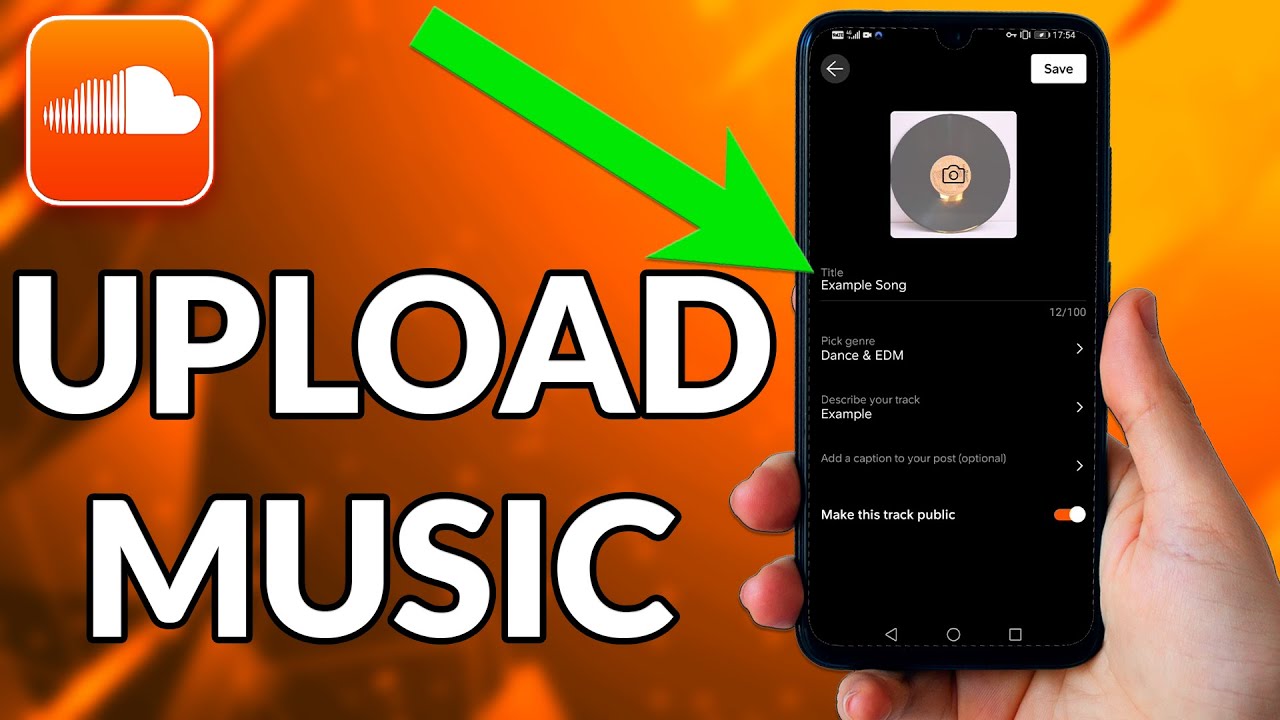 How To Upload Music On Soundcloud Mobile  YouTube
