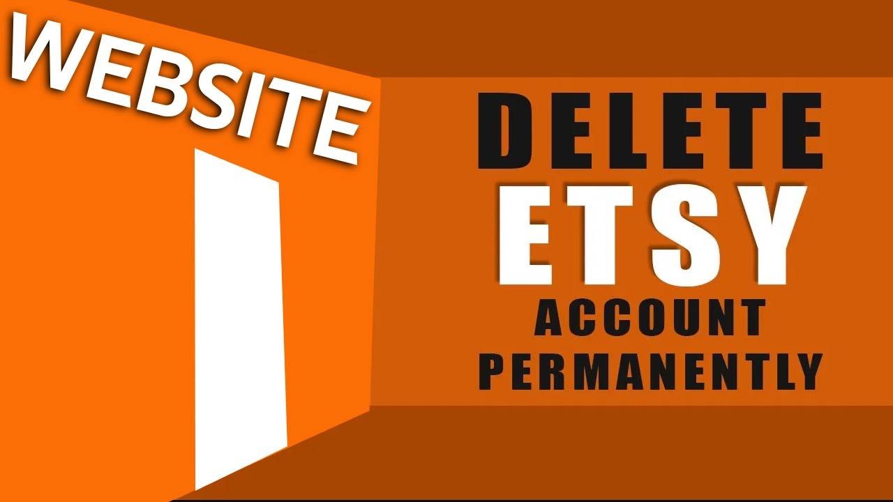 Delete Etsy Account Permanently  English  2022  YouTube