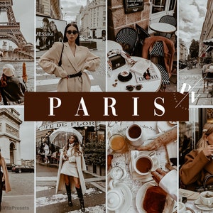 Paris 3 Luxurious Mobile Lightroom Presets Brown VSCO  Etsy