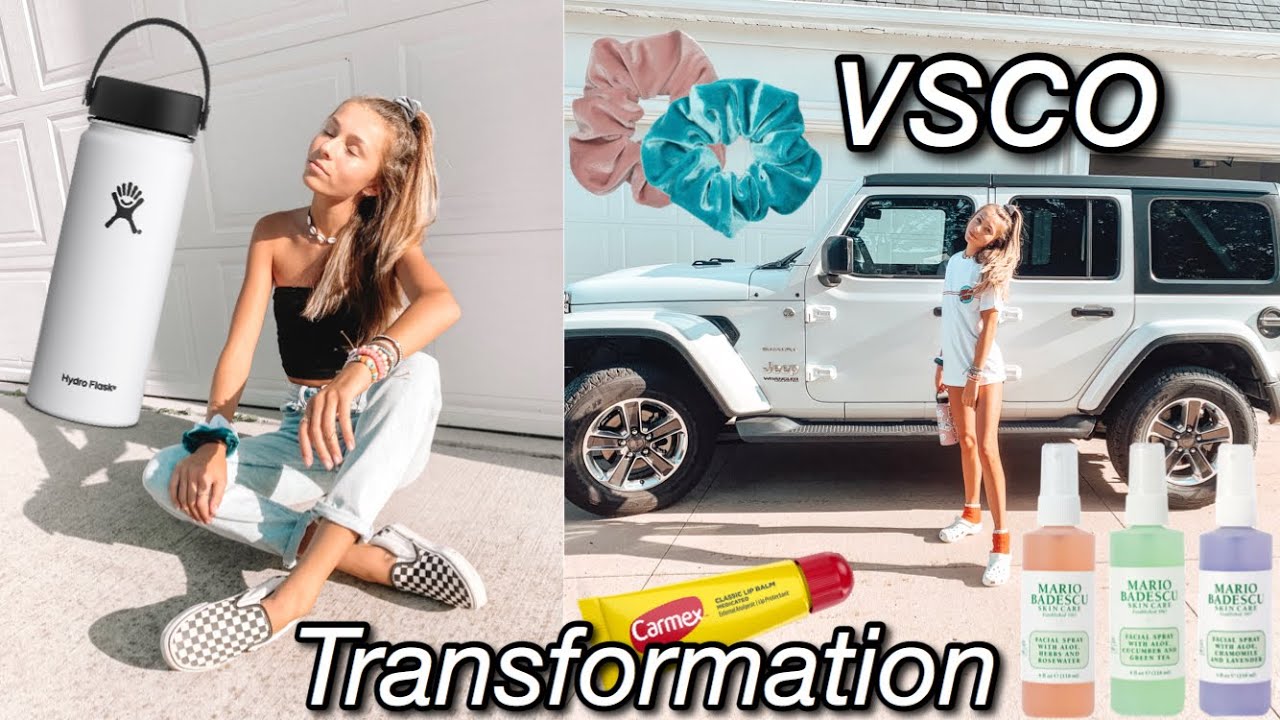 becoming the ultimate VSCO girl for a day YouTube