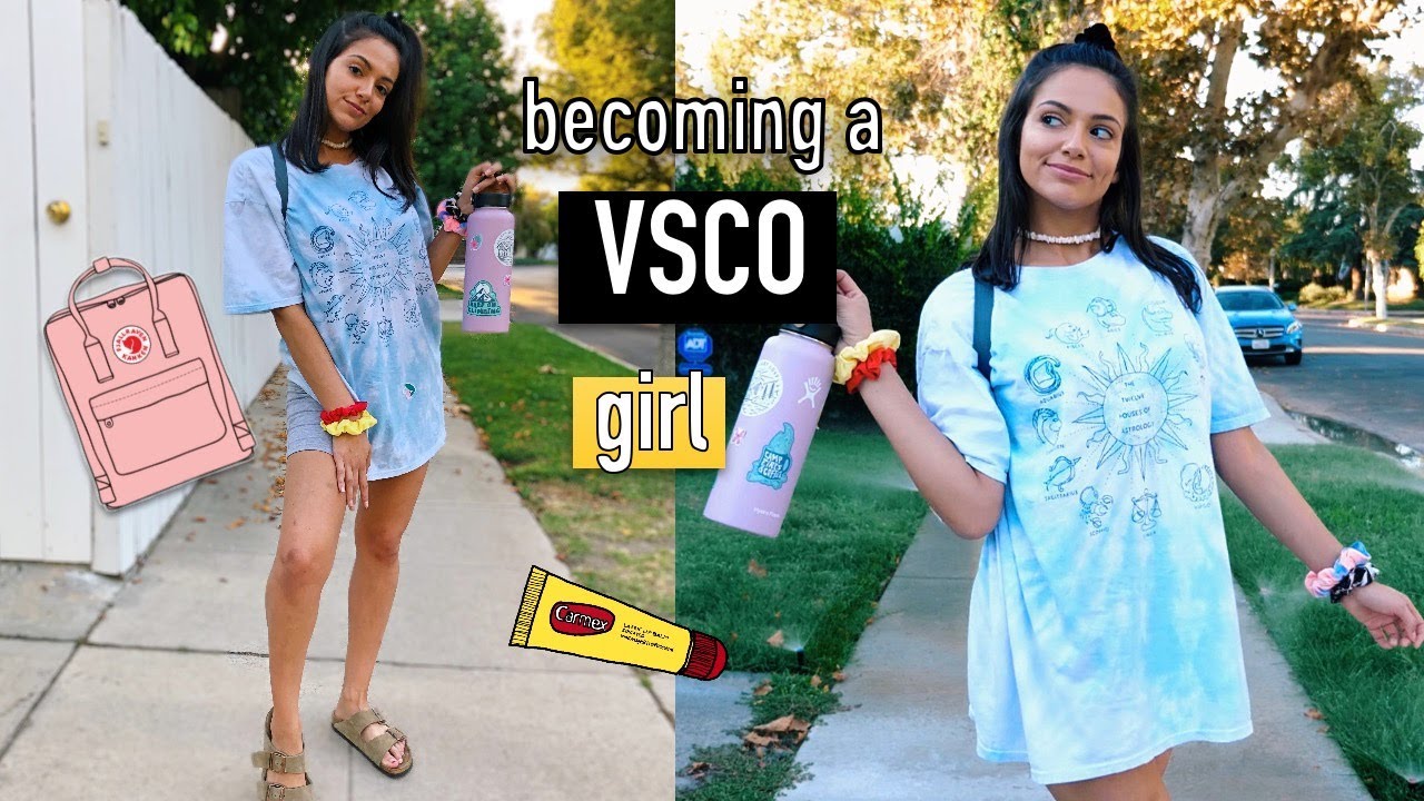 transforming into the Ultimate VSCO GIRL for a day YouTube