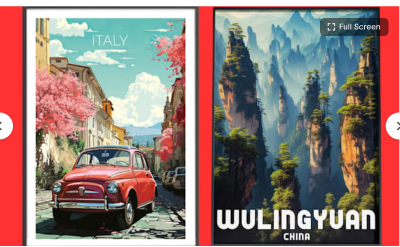 I will retro vintage poster modern travel poster postcard nation park book cover design