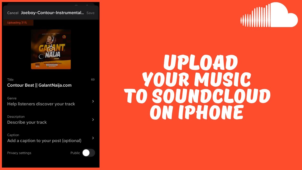 How To Upload Music To Soundcloud On iphone  YouTube