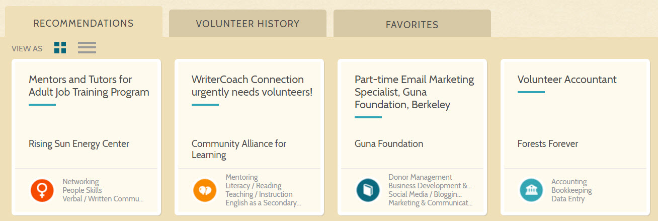 Removing recommendations from your profile  How Do You Use VolunteerMatch