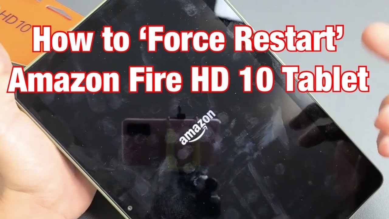 Amazon Fire HD 10 Tablet How to Force a Restart Forced Restart  YouTube