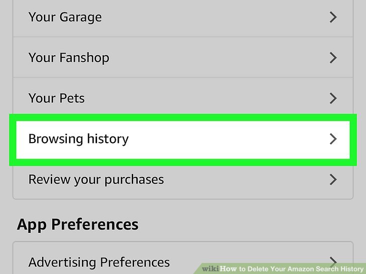 How to Delete Browsing History on Amazon