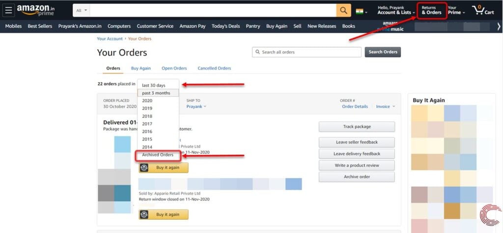 How to Delete Your Order History on Amazon