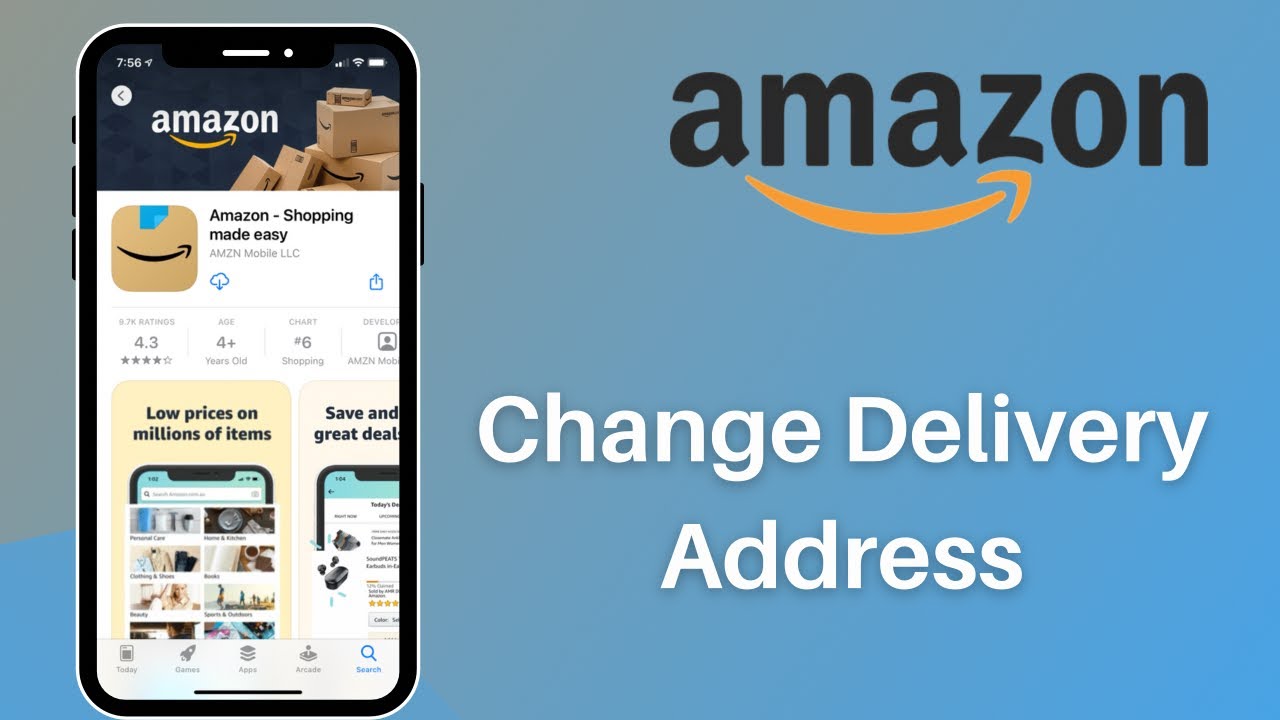 How to Change Delivery Address on Amazon Account  2021  YouTube