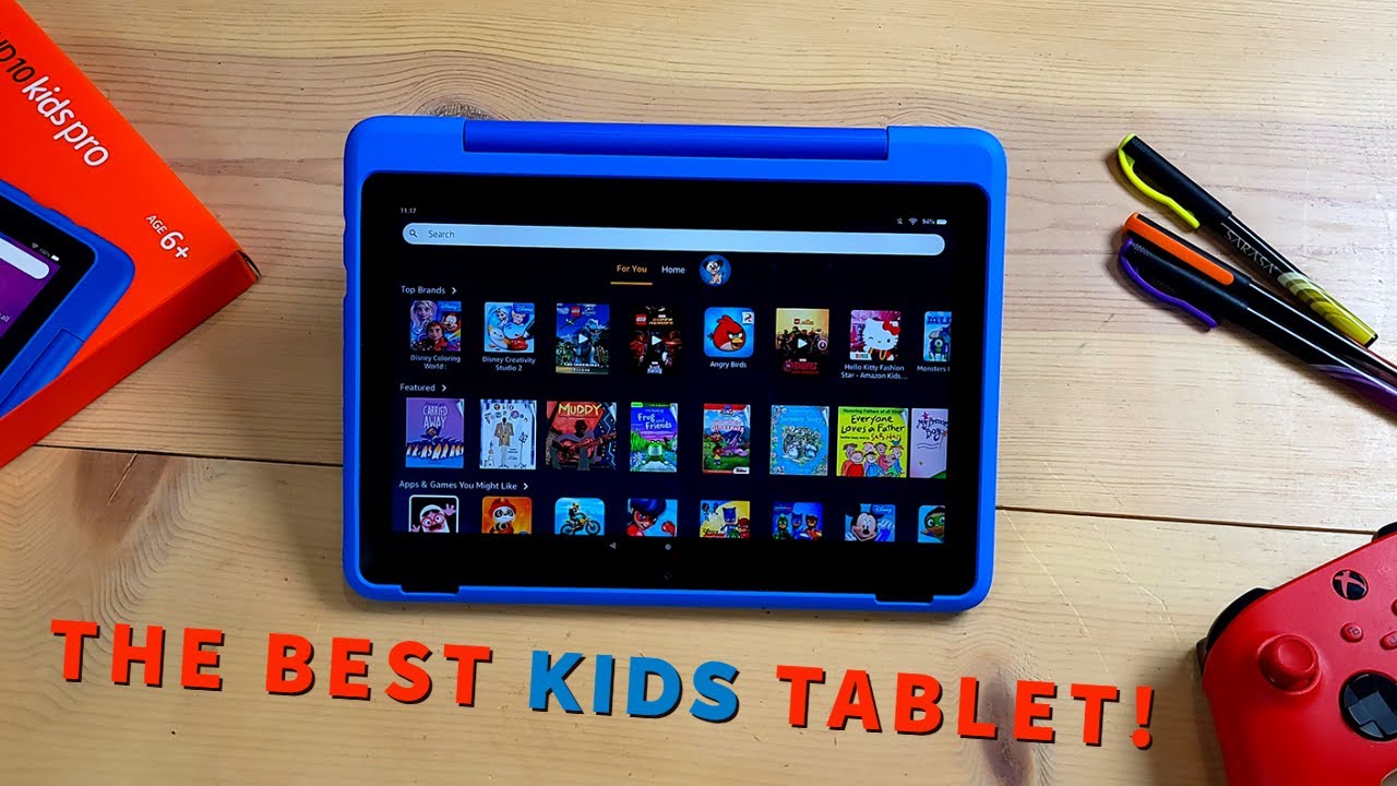Amazon Fire HD 10 Kids Pro Tablet 2021 Version Review The NEW best 