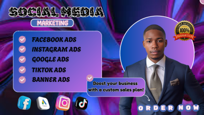 I Will Run Google Ads, Facebook Ads Campaign, Instagram Ads, and TikTok Ads
