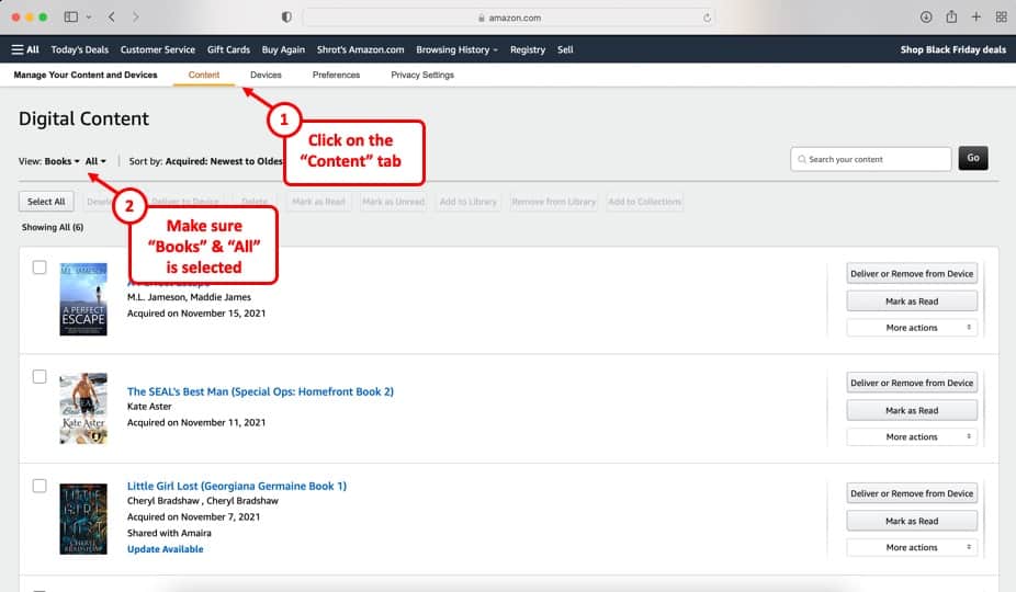 How to View Amazon Kindle Books