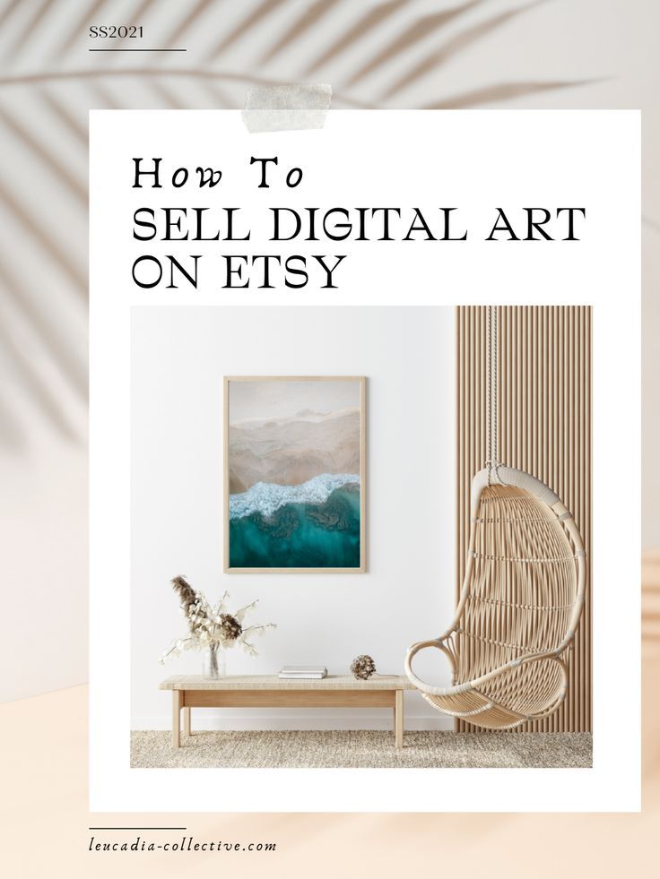How to Create Sell Digital Art on Etsy Passive Income Instant