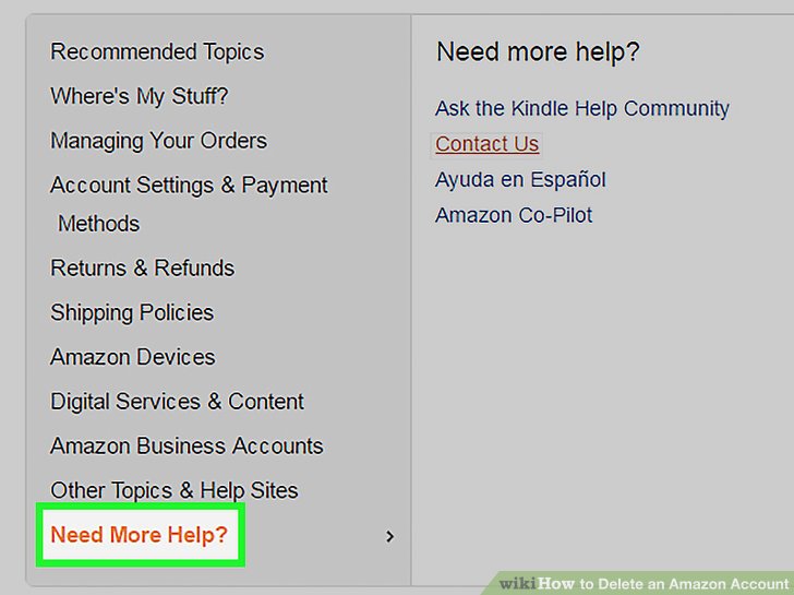 How to Delete an Amazon Account 12 Steps with Pictures