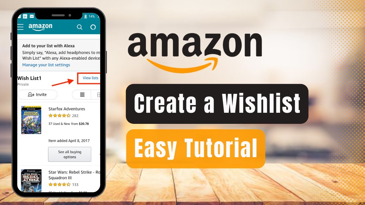 How to Create a Wish List on Amazon