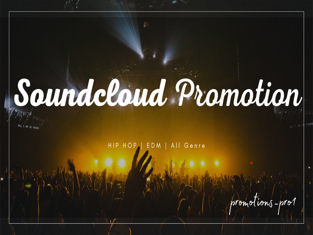 1 million audience size organic soundcloud promotion  Upwork