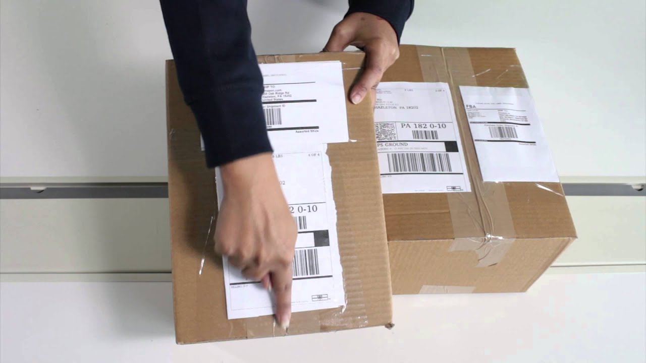 How to Label SmallParcel Shipments to Ship to Amazon Fulfillment 