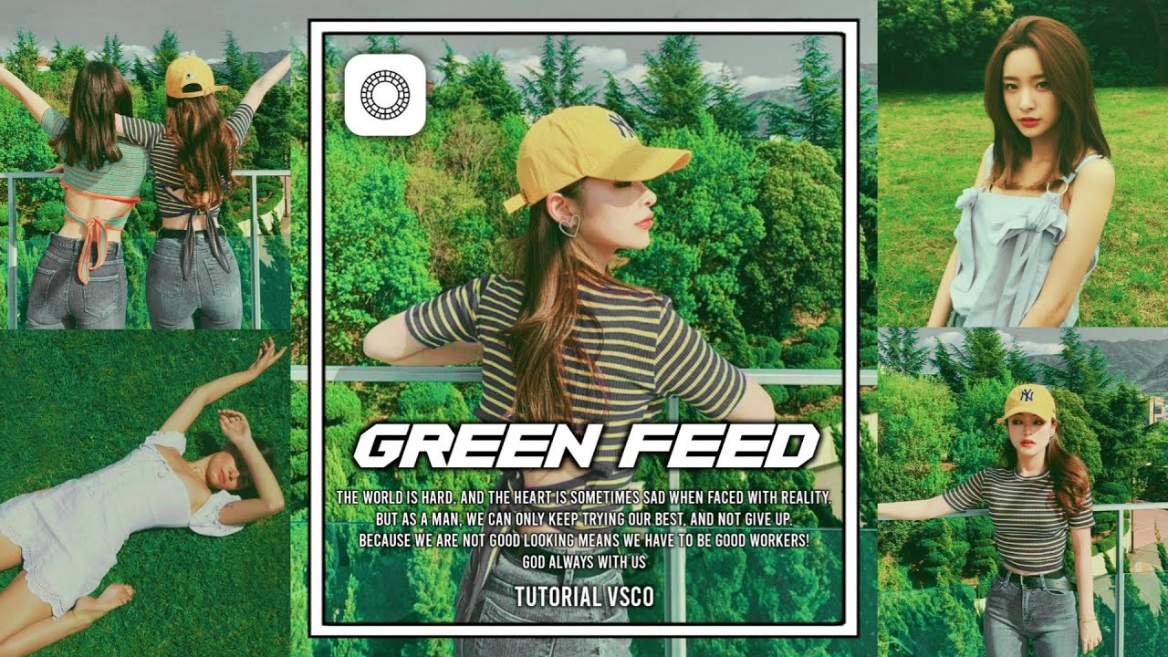 VSCO TUTORIAL  Edit Foto Feed Instagram Moody Green Menggunakan Filter 