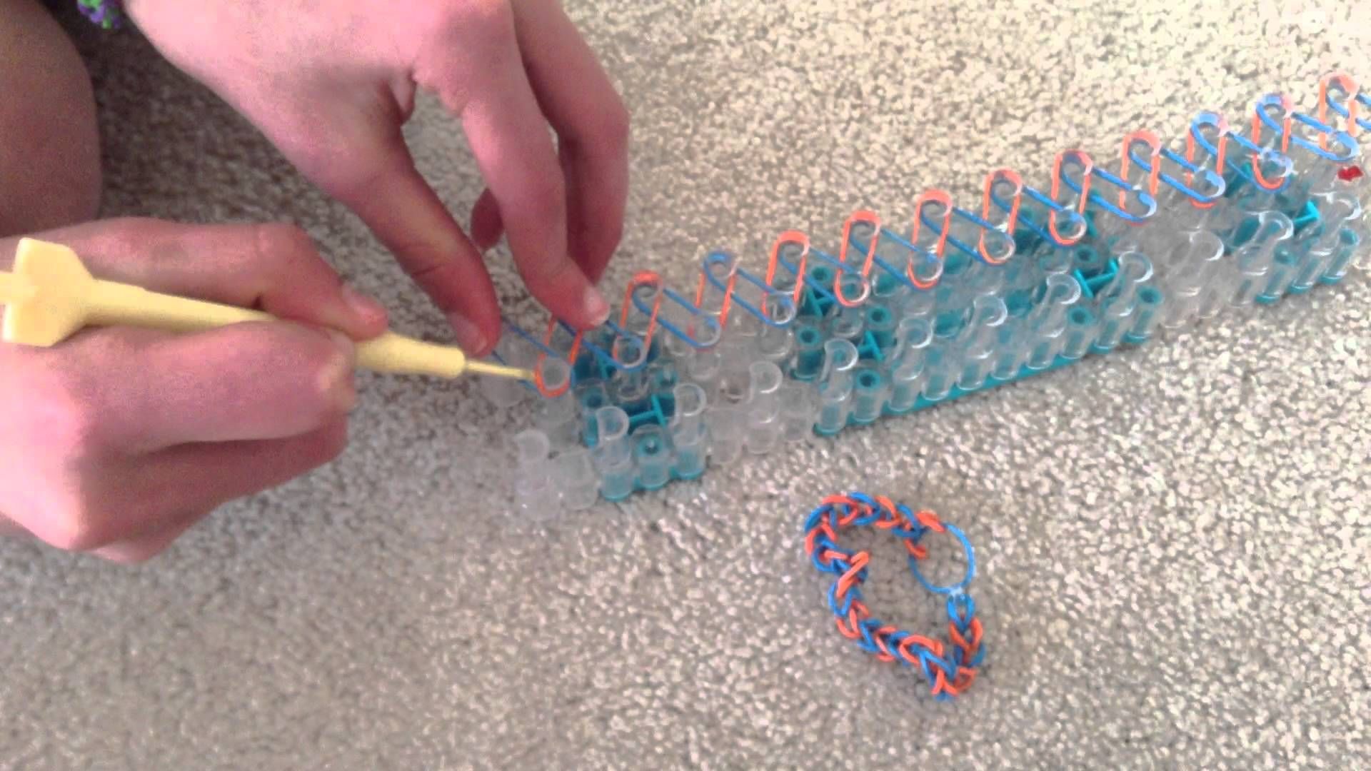 How to make a simple rainbow loom  Rainbow loom Rainbow bright Rainbow
