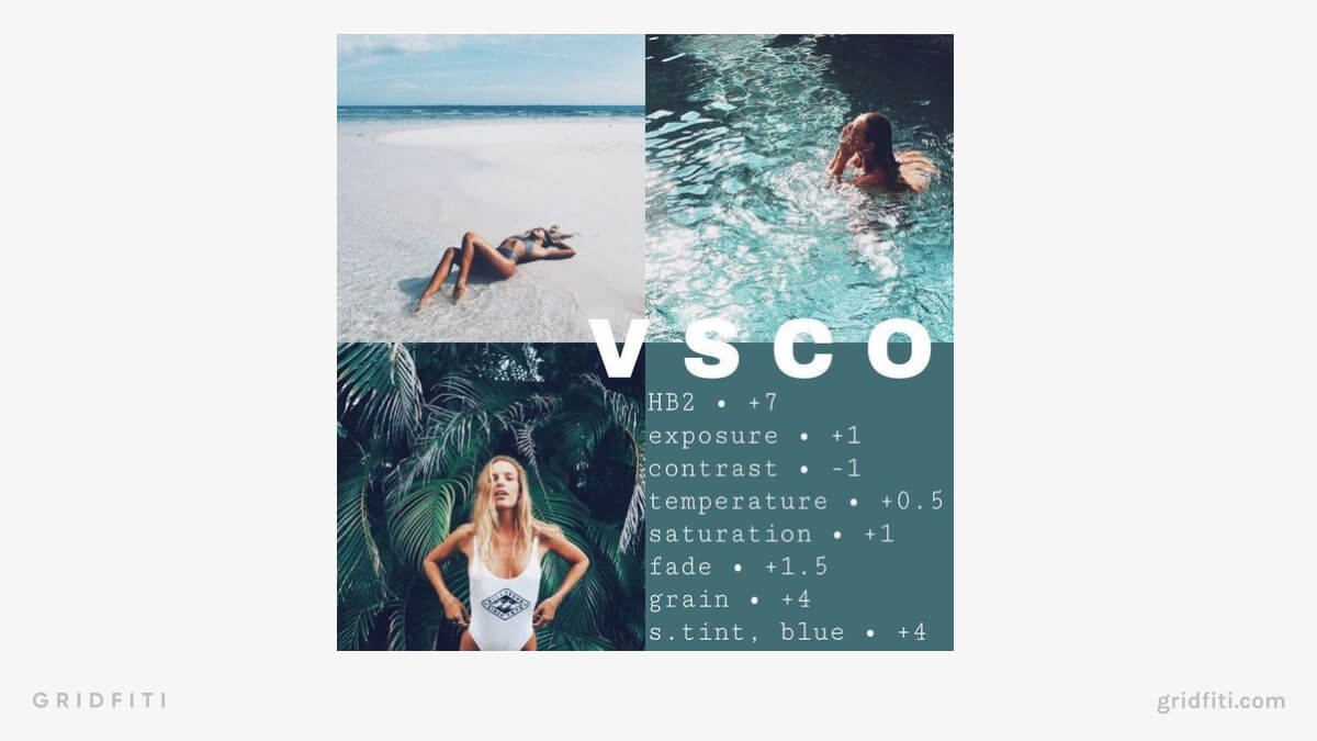 35 Best  Free VSCO Recipes with Tips  Edit Ideas  Gridfiti