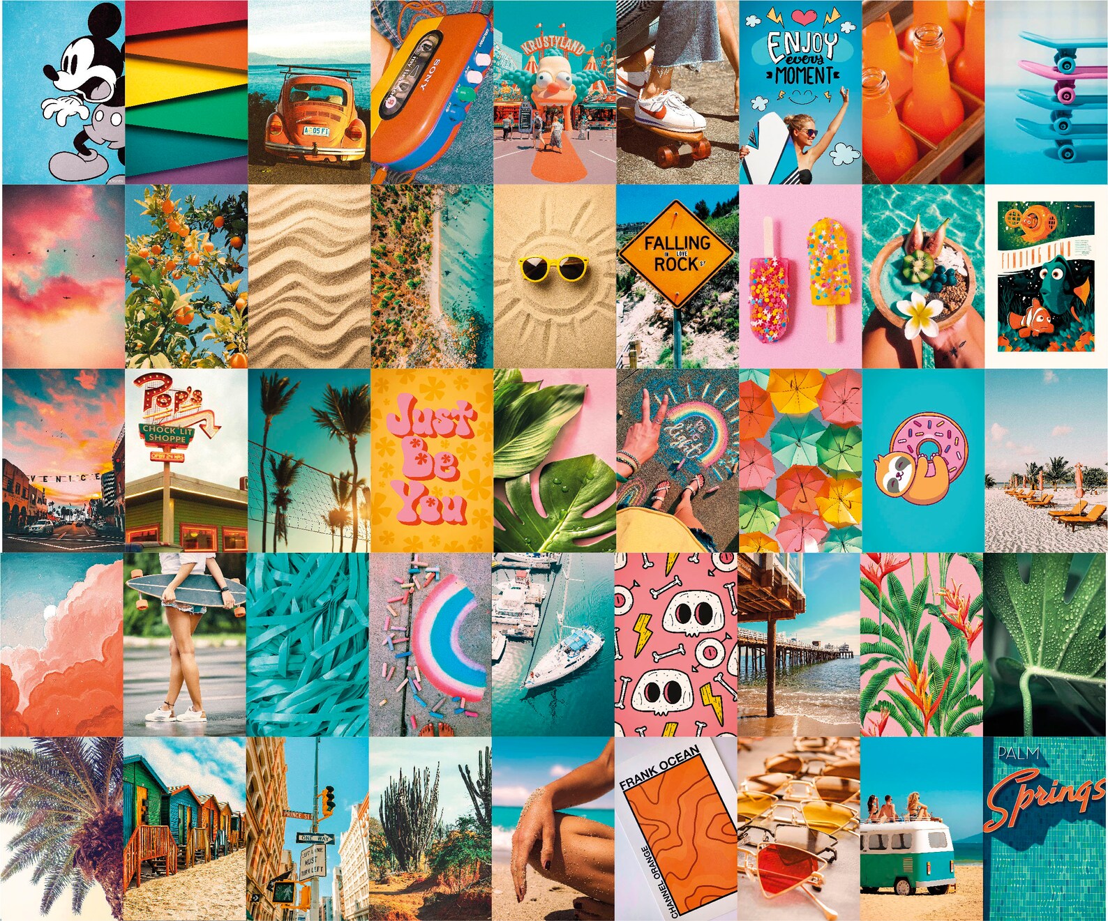 Wall Collage Kit Aesthetic VSCO Wall Collage kit Beach   Etsy