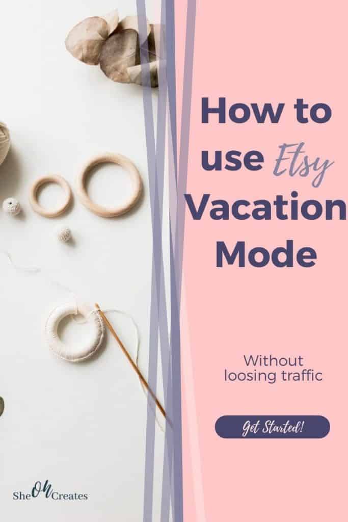 How to Put Your Etsy Shop on Vacation Mode