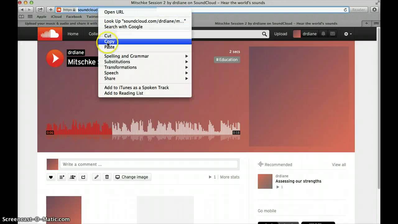 Using SoundCloud for Discussion Forum YouTube