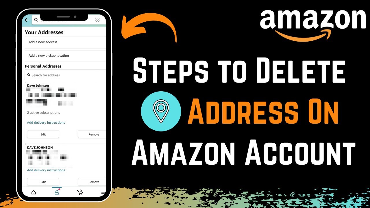 How to Delete Address in Amazon YouTube