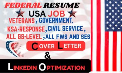 I will write federal resume, executive resume ATS resume writing for USAJOBS