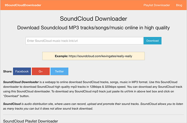 Top 10 SoundCloud Downloader Online Software