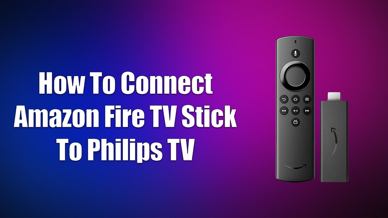 How to Pair an Amazon Fire Stick to Your TV