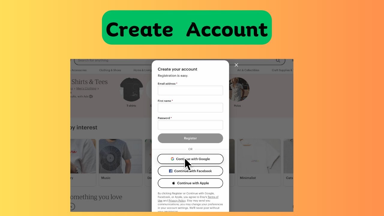 How to Create Etsy Account  YouTube