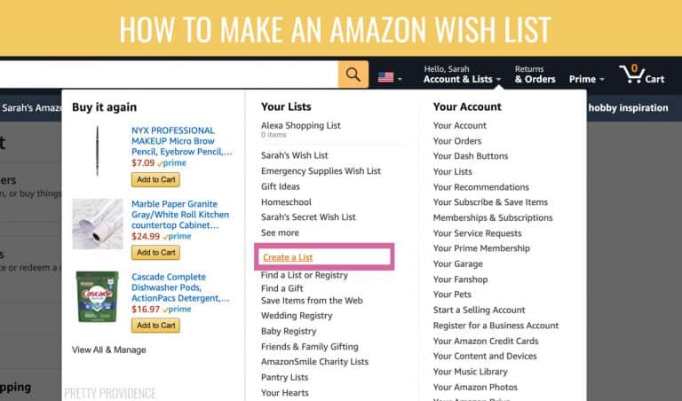 How to Look Up Your Amazon Wish List Effortlessly