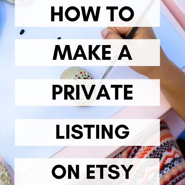 How to add a listing on Etsy
