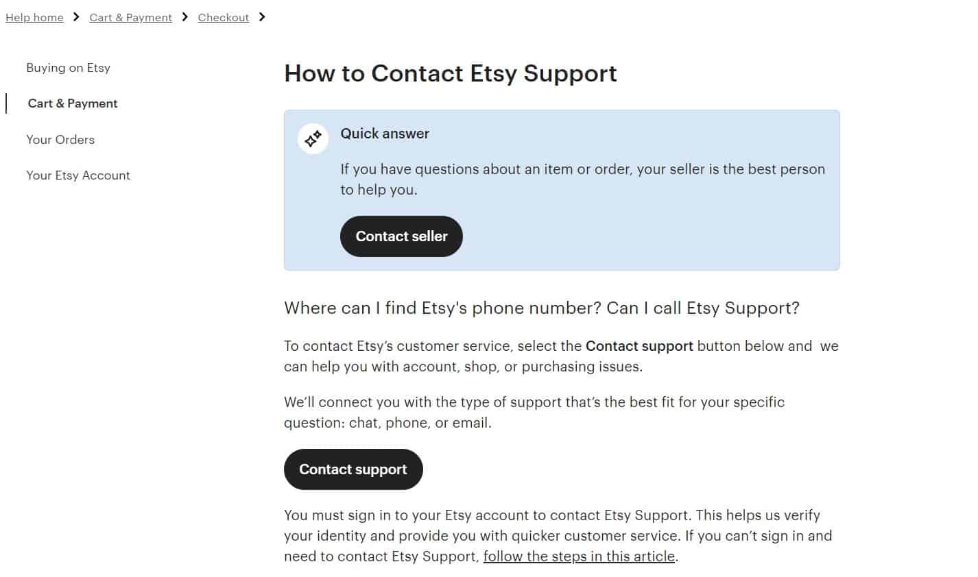 How To Contact Etsy For Buyers and Sellers Artisan Shopper