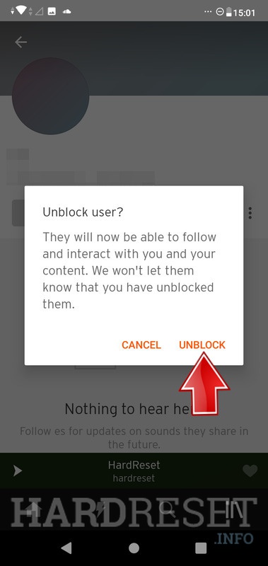 How to Unblock Someone in SoundCloud  HardResetinfo