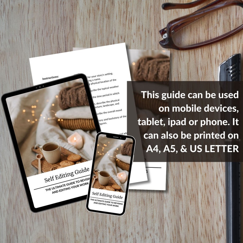 Guide for Self Editing Novel Planner Guide to Editing  Etsy